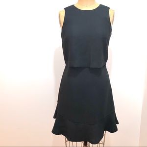 Banana Republic Black Dress with ruffle detail 2